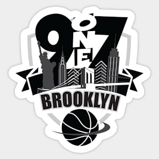 917 Brooklyn Basketball Sticker